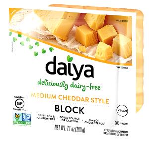 1 Oz Cheese Alternative, Rice Blocks, Cheddar