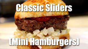 1 Oz Cheeseburger with 1 Oz Meat on Miniature Bun