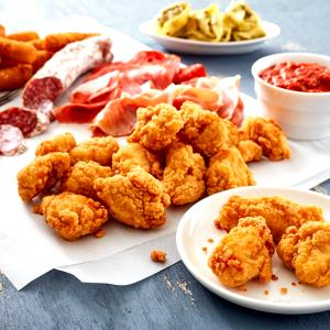 1 Oz Chicken (Breaded and Fried)