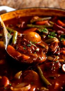 1 Oz Chicken Dark Meat (Stewing, Stewed, Cooked)