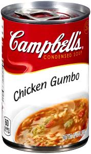 1 Oz Chicken Gumbo Soup (Canned, Condensed)