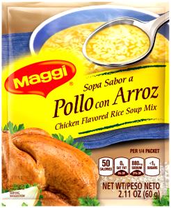 1 Oz Chicken Rice Mix Soup (Dry, Dehydrated)