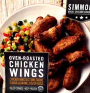 1 Oz Chicken Wing Meat and Skin (Broilers or Fryers, Roasted, Cooked)