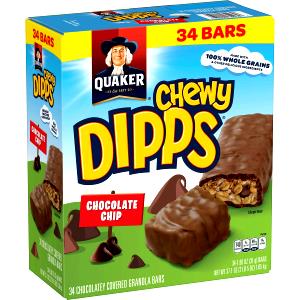1 Oz Chocolate Coated Soft Chocolate Chip Granola Bars