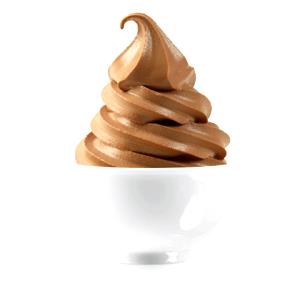 1 Oz Chocolate Frozen Yogurts (Soft Serve)