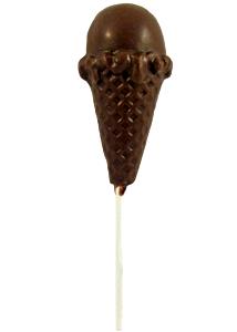 1 Oz Chocolate Ice Cream Cone