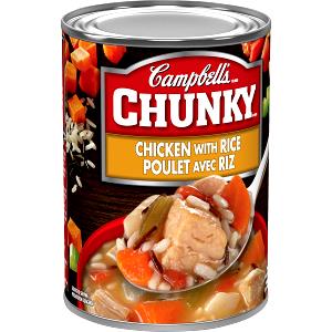 1 Oz Chunky Chicken Rice Soup (Canned)