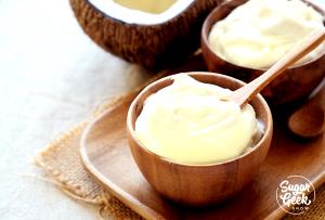 1 Oz Coconut Cream Puddings (Dry Mix, with Sugar, Egg Yolk and Water)