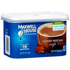 1 Oz Coffee and Cocoa (Mocha) (Powder, Decaffeinated, with Whitener and Low Calorie Sweetener)