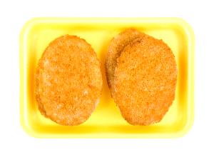 1 Oz Cooked Breaded Veal Patty