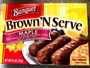 1 Oz Cooked Brown and Serve Pork Sausage Rice Links