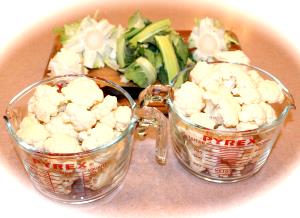 1 Oz Cooked Cauliflower (from Fresh)