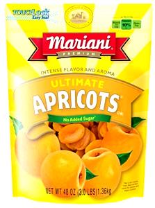 1 Oz Cooked Dried Apricot with Sugar