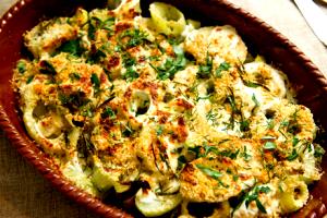 1 Oz Cooked Fennel Bulb (Fat Not Added in Cooking)