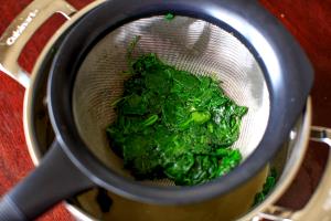 1 Oz Cooked Greens (from Frozen, Fat Added in Cooking)