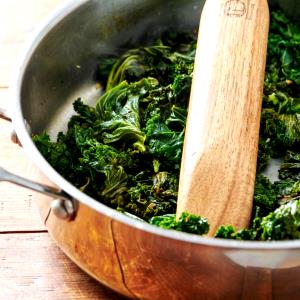 1 Oz Cooked Kale (from Fresh, Fat Added in Cooking)