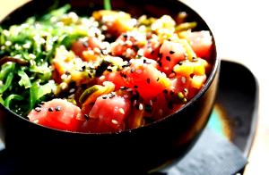 1 Oz Cooked Poke Greens (Fat Added in Cooking)