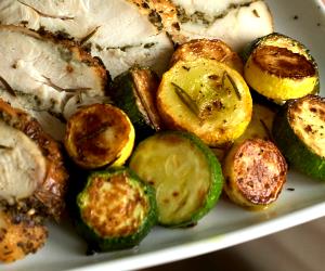 1 Oz Cooked Summer Squash and Onions (Fat Added in Cooking)