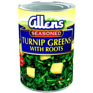 1 Oz Cooked Turnip Greens (from Canned)