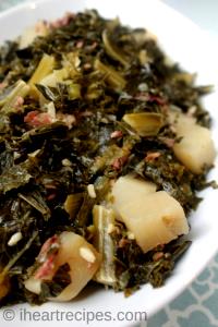 1 Oz Cooked Turnip Greens with Roots (from Fresh)