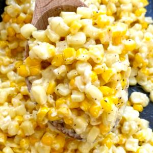 1 Oz Cooked White Corn (from Fresh, Fat Added in Cooking)