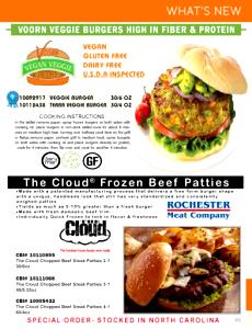 1 Oz Cooked, Yield Soy Burger