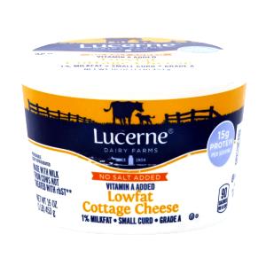 1 Oz Cottage Cheese (Lowfat, 1% Milkfat, No Sodium)