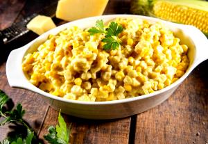 1 Oz Cream Style Yellow Corn (Fat Added in Cooking)