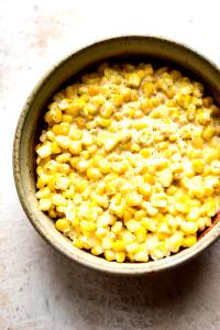 1 Oz Cream Style Yellow Corn (from Canned, Fat Added in Cooking)