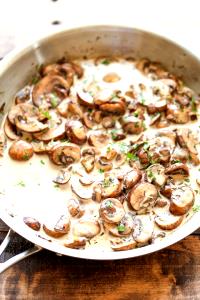 1 Oz Creamed Mushrooms (from Fresh)