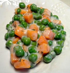 1 Oz Creamed Peas and Carrots (from Fresh)