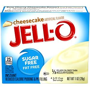 1 Oz Diet Gelatin Dessert with Cream Cheese (Sweetened with Low Calorie Sweetener)
