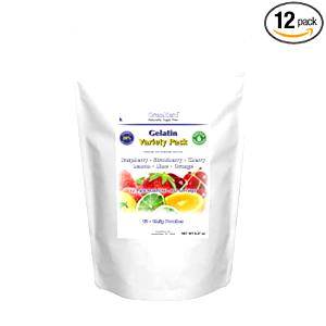 1 Oz Diet Gelatin Powder (Sweetened with Low Calorie Sweetener, Dry)