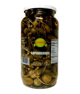 1 oz drained (28 g) Caperberries in Brine