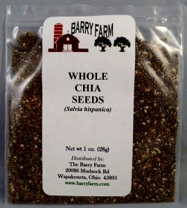 1 Oz Dried Chia Seeds