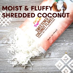 1 Oz Dried Coconut (Shredded, Sweetened)