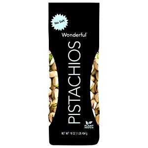 1 Oz Dry Roasted Pistachio Nuts (Without Salt Added)