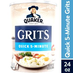 1 Oz, Dry, Yields Grits (Fat Not Added in Cooking)