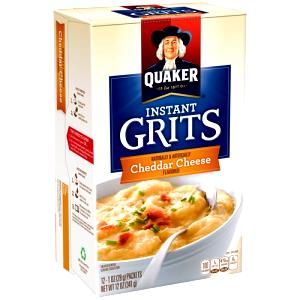 1 Oz, Dry, Yields Instant Grits with Cheese (Fat Not Added in Cooking)
