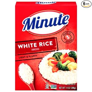 1 Oz, Dry, Yields Instant White Rice