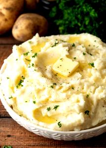 1 Oz, Dry, Yields Mashed Potato made with Milk (from Dry)