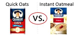1 Oz, Dry, Yields Quick or Instant Oatmeal