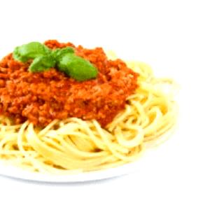 1 Oz, Dry, Yields Spaghetti (Fat Added in Cooking)