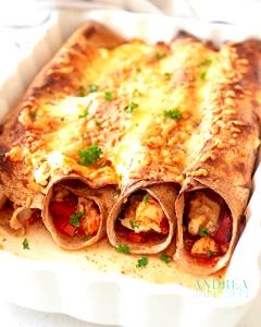 1 Oz Enchilada with Chicken and Cheese in Tomato- Based Sauce