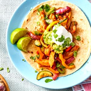 1 Oz Fajita with Chicken and Vegetables