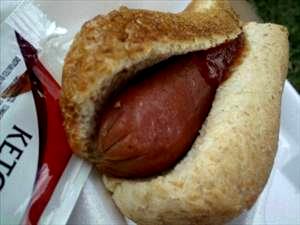 1 Oz Frankfurter or Hot Dog with Catsup and/or Mustard on Bun