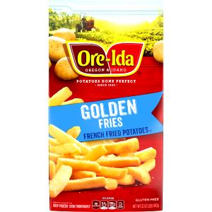 1 Oz French Fried Potatoes (All Types, Salt Added, Frozen)