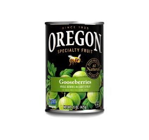 1 Oz Gooseberries (Solids and Liquids, Syrup Pack, Canned)