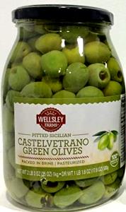 1 Oz Green Olives (Pickled, Canned or Bottled)