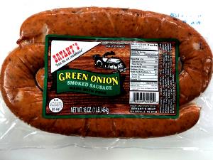 1 oz Green Onion Sausage